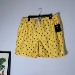 Eddie Bauer NWT yellow Sasquatch Volley swim trunks size XL (40-42)